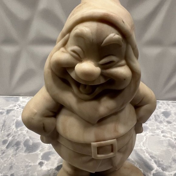 VTG Walt Disney Company Snow White And The 7 Dwarfs HAPPY Cameonyx 4” Figurine - Picture 1 of 8